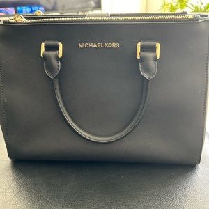 Michael Kors black handbag. Classic style.
